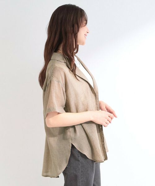 SHOO・LA・RUE / シューラルー テーラードジャケット | コットンライク半袖シャツジャケット | 詳細6