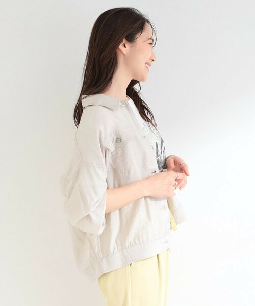 SHOO・LA・RUE / シューラルー レザーブルゾン・ジャケット | Gジャン風シアーシャツジャケット | 詳細2