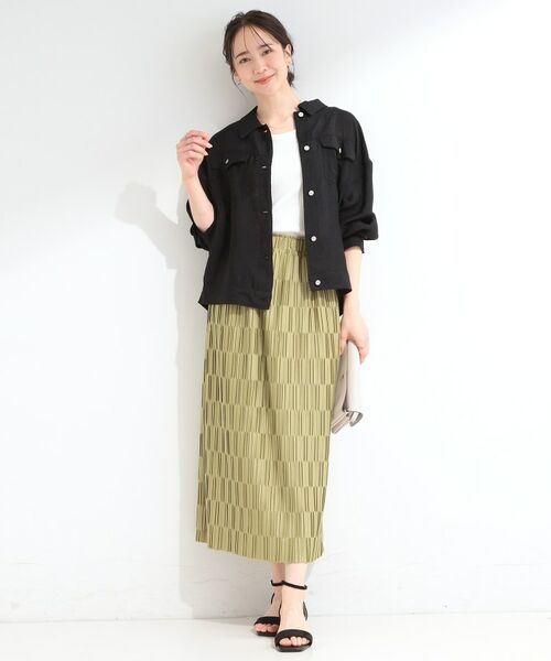 SHOO・LA・RUE / シューラルー レザーブルゾン・ジャケット | Gジャン風シアーシャツジャケット | 詳細7