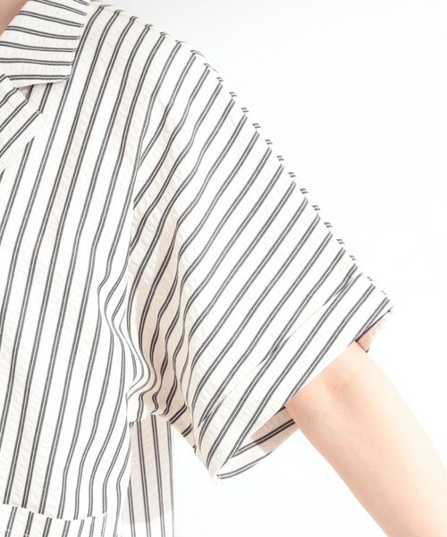 SHOO・LA・RUE / シューラルー テーラードジャケット | サッカーストライプシャツジャケット | 詳細26