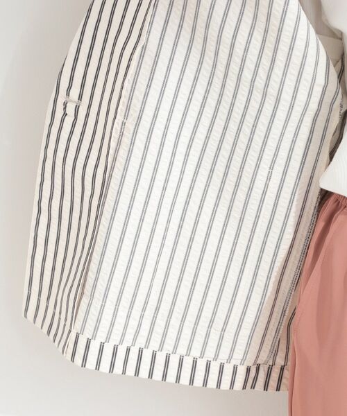 SHOO・LA・RUE / シューラルー テーラードジャケット | サッカーストライプシャツジャケット | 詳細29