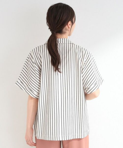 SHOO・LA・RUE / シューラルー テーラードジャケット | サッカーストライプシャツジャケット | 詳細4