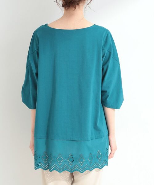 SHOO・LA・RUE / シューラルー チュニック | 【SHOO ICE】裾レース切り替え ねじり袖チュニック | 詳細15