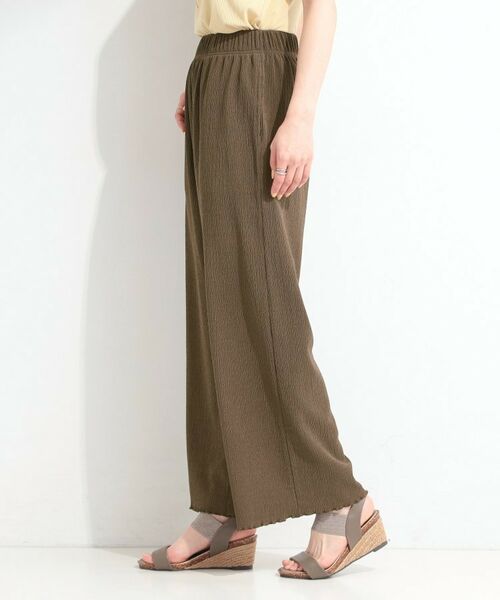 SHOO・LA・RUE / シューラルー パンツ | ポコポコ調 楊柳イージーワイドパンツ | 詳細10