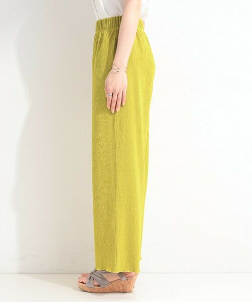 SHOO・LA・RUE / シューラルー パンツ | ポコポコ調 楊柳イージーワイドパンツ | 詳細14