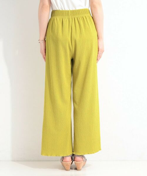 SHOO・LA・RUE / シューラルー パンツ | ポコポコ調 楊柳イージーワイドパンツ | 詳細15