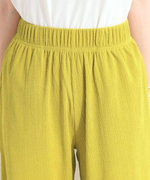 SHOO・LA・RUE / シューラルー パンツ | ポコポコ調 楊柳イージーワイドパンツ | 詳細16