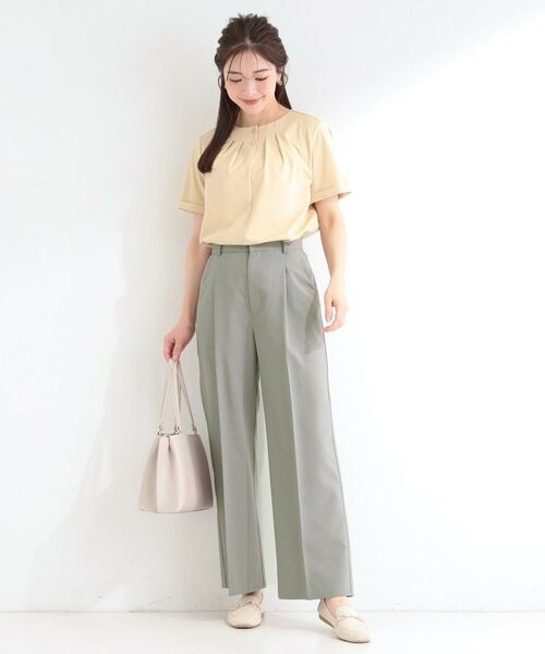 SHOO・LA・RUE / シューラルー パンツ | 【セットアップ可】ベルト付きワイドパンツ | 詳細12