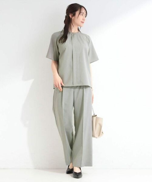 SHOO・LA・RUE / シューラルー パンツ | 【セットアップ可/洗濯機可/S-LL】シンプルに美しく タックワイドパンツ | 詳細30