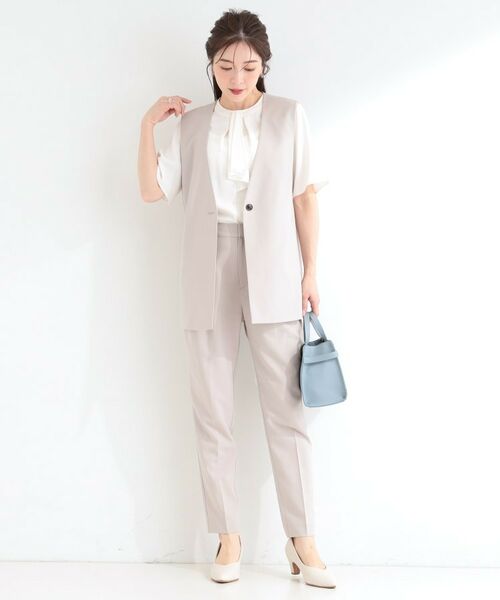 SHOO・LA・RUE / シューラルー パンツ | 【セットアップ可】タックテーパードパンツ | 詳細12