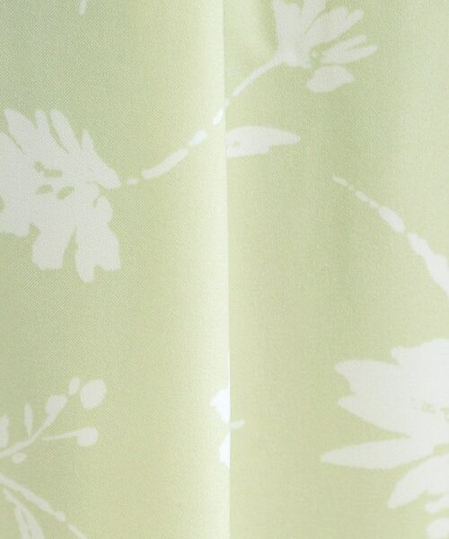 SHOO・LA・RUE / シューラルー ショート・ハーフ・半端丈パンツ | 【S-LL/脚のラインを拾いにくい】大人上品な花柄でコーデが彩る アソートプリントスカーチョ | 詳細12