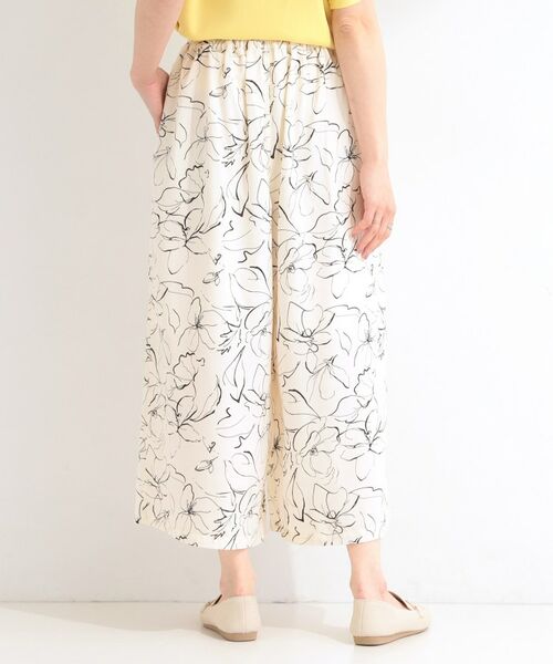 SHOO・LA・RUE / シューラルー ショート・ハーフ・半端丈パンツ | 【S-LL/脚のラインを拾いにくい】大人上品な花柄でコーデが彩る アソートプリントスカーチョ | 詳細2