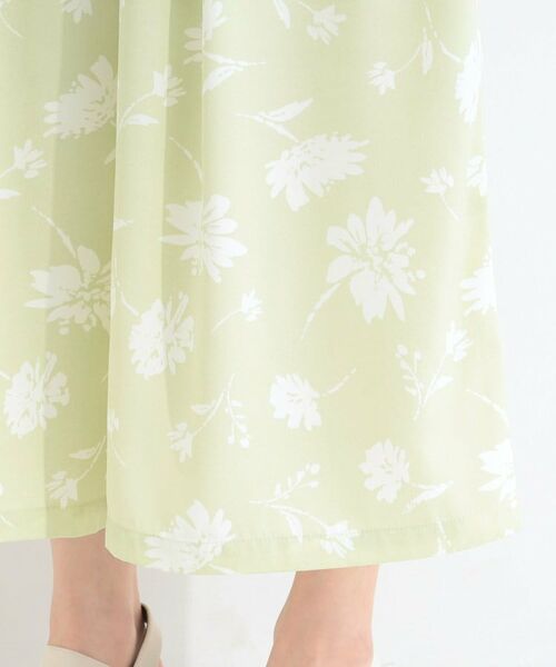 SHOO・LA・RUE / シューラルー ショート・ハーフ・半端丈パンツ | 【S-LL/脚のラインを拾いにくい】大人上品な花柄でコーデが彩る アソートプリントスカーチョ | 詳細23