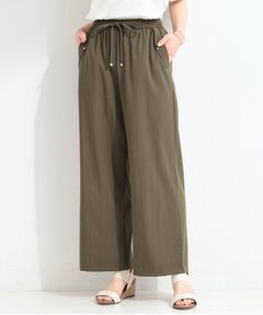 SHOO・LA・RUE / シューラルー パンツ | 【ひんやり/S-LL/セットアップ可】着丈選べる 軽凛(かろりん)フラップイージーパンツ