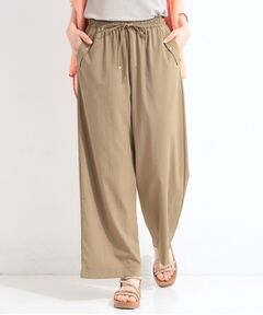 SHOO・LA・RUE / シューラルー パンツ | 【ひんやり/S-LL/セットアップ可】着丈選べる 軽凛(かろりん)フラップイージーパンツ