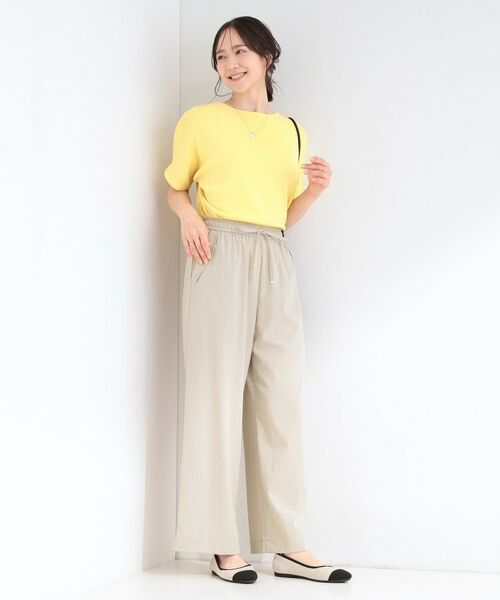 SHOO・LA・RUE / シューラルー パンツ | 【ひんやり/S-LL/セットアップ可】着丈選べる 軽凛(かろりん)フラップイージーパンツ | 詳細20