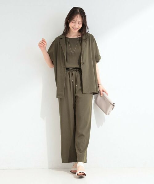 SHOO・LA・RUE / シューラルー パンツ | 【ひんやり/S-LL/セットアップ可】着丈選べる 軽凛(かろりん)フラップイージーパンツ | 詳細27