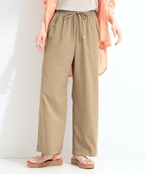 SHOO・LA・RUE / シューラルー パンツ | 【ひんやり/S-LL/セットアップ可】着丈選べる 軽凛(かろりん)フラップイージーパンツ | 詳細29
