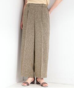 SHOO・LA・RUE / シューラルー パンツ | サマーツイード風ワイドパンツ