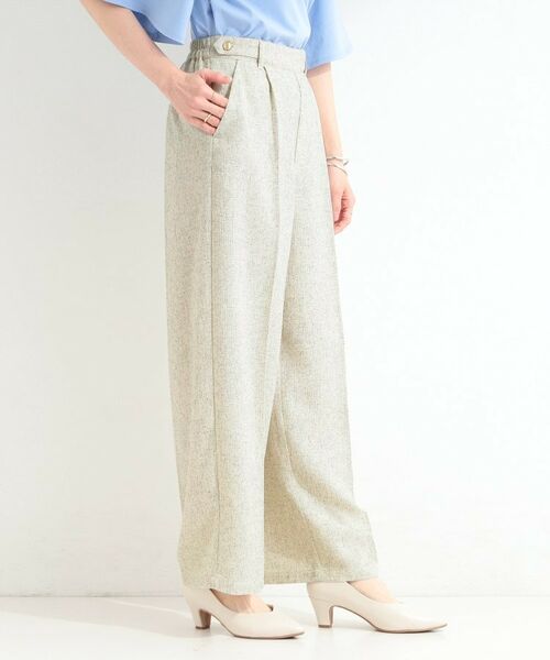 SHOO・LA・RUE / シューラルー パンツ | サマーツイード風ワイドパンツ | 詳細2