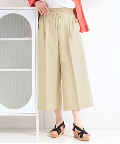 SHOO・LA・RUE / シューラルー ショート・ハーフ・半端丈パンツ | ロープベルトガウチョパンツ