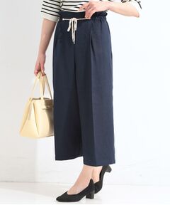 SHOO・LA・RUE / シューラルー ショート・ハーフ・半端丈パンツ | ロープベルトガウチョパンツ