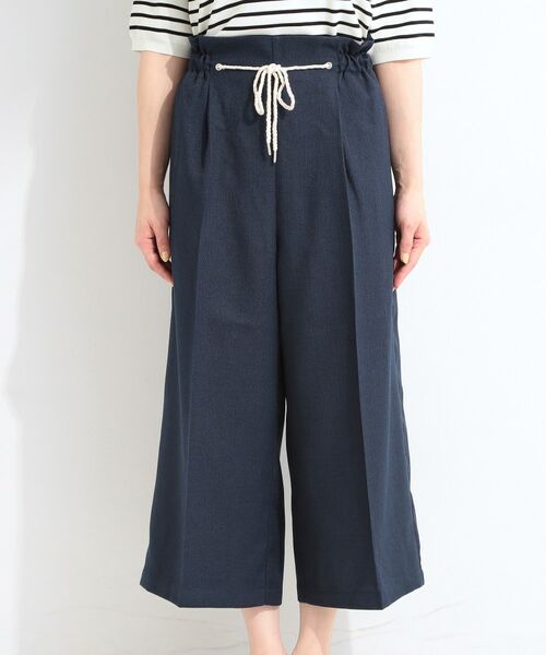 SHOO・LA・RUE / シューラルー ショート・ハーフ・半端丈パンツ | ロープベルトガウチョパンツ | 詳細13