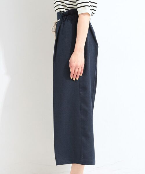 SHOO・LA・RUE / シューラルー ショート・ハーフ・半端丈パンツ | ロープベルトガウチョパンツ | 詳細14