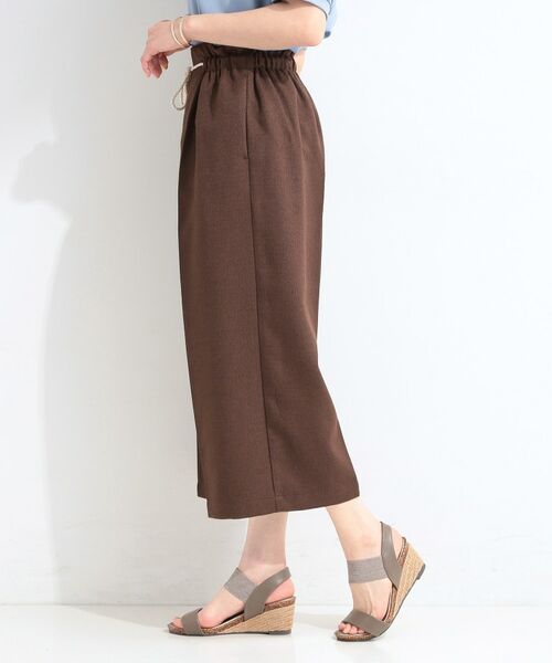 SHOO・LA・RUE / シューラルー ショート・ハーフ・半端丈パンツ | ロープベルトガウチョパンツ | 詳細2