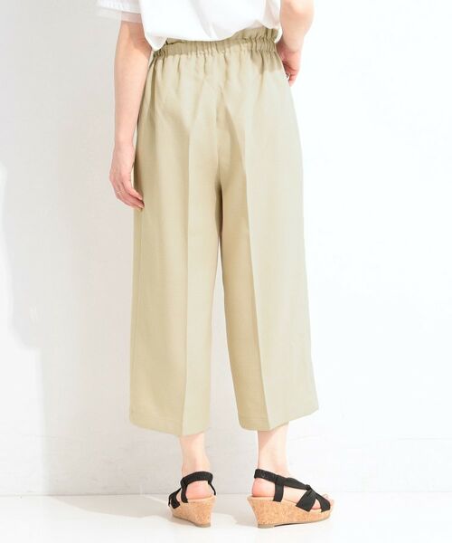 SHOO・LA・RUE / シューラルー ショート・ハーフ・半端丈パンツ | ロープベルトガウチョパンツ | 詳細6