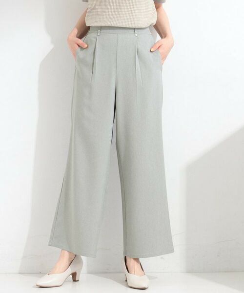 SHOO・LA・RUE / シューラルー パンツ | 麻調ワイドパンツ | 詳細1