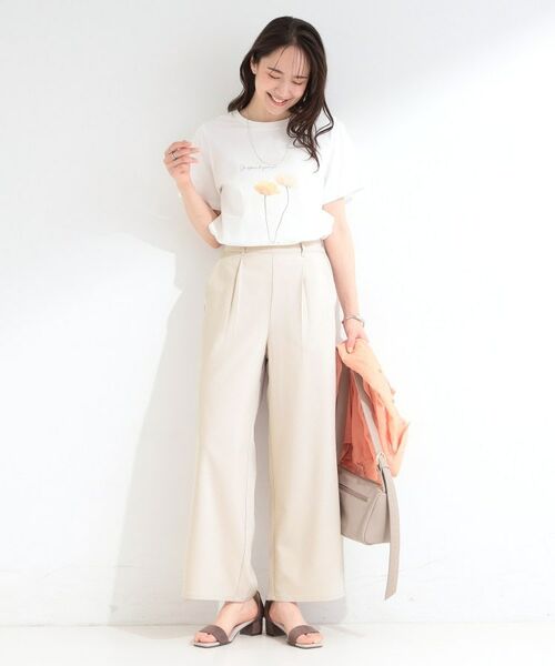 SHOO・LA・RUE / シューラルー パンツ | 麻調ワイドパンツ | 詳細11