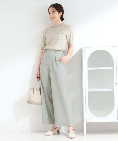 SHOO・LA・RUE / シューラルー パンツ | 麻調ワイドパンツ | 詳細3