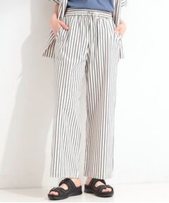 SHOO・LA・RUE / シューラルー パンツ | サッカーストライプイージーパンツ