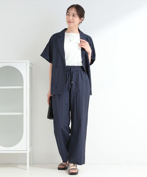 SHOO・LA・RUE / シューラルー パンツ | サッカーストライプイージーパンツ | 詳細19