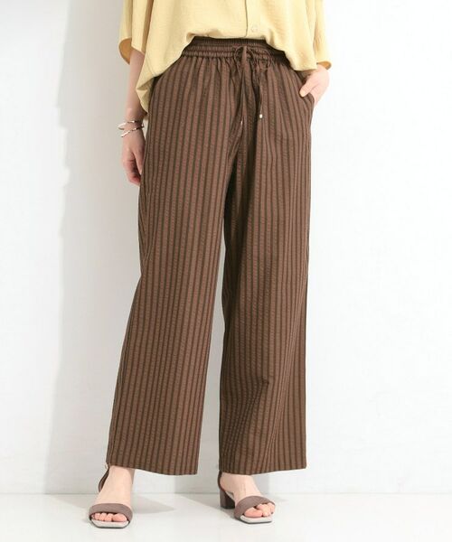 SHOO・LA・RUE / シューラルー パンツ | サッカーストライプイージーパンツ | 詳細8