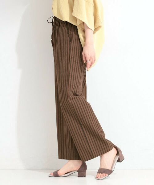 SHOO・LA・RUE / シューラルー パンツ | サッカーストライプイージーパンツ | 詳細9