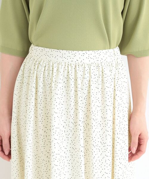 SHOO・LA・RUE / シューラルー ロング・マキシ丈スカート | 【イージーケア】ドット柄ギャザースカート | 詳細11