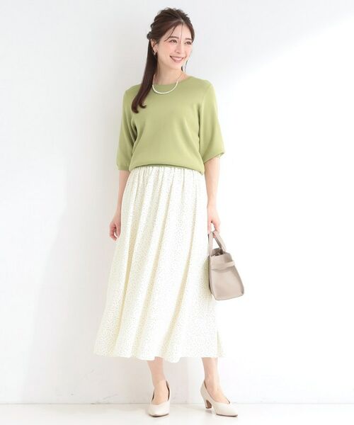 SHOO・LA・RUE / シューラルー ロング・マキシ丈スカート | 【イージーケア】ドット柄ギャザースカート | 詳細2