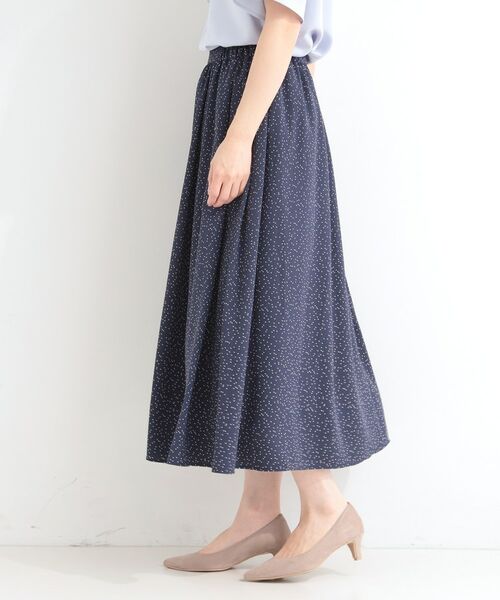 SHOO・LA・RUE / シューラルー ロング・マキシ丈スカート | 【イージーケア】ドット柄ギャザースカート | 詳細5