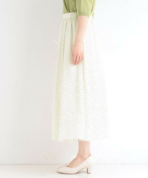 SHOO・LA・RUE / シューラルー ロング・マキシ丈スカート | 【イージーケア】ドット柄ギャザースカート | 詳細9