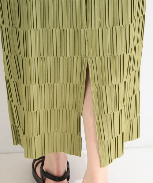 SHOO・LA・RUE / シューラルー ロング・マキシ丈ワンピース | 【S-LL/洗濯機可】変形プリーツで差が付く ナロースカート | 詳細14