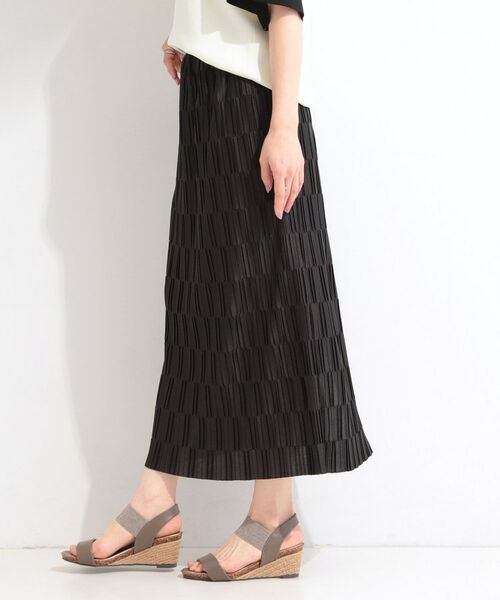 SHOO・LA・RUE / シューラルー ロング・マキシ丈ワンピース | 【S-LL/洗濯機可】変形プリーツで差が付く ナロースカート | 詳細2