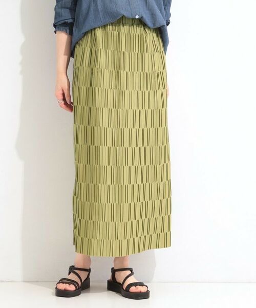 SHOO・LA・RUE / シューラルー ロング・マキシ丈ワンピース | 【S-LL/洗濯機可】変形プリーツで差が付く ナロースカート | 詳細5