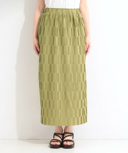 SHOO・LA・RUE / シューラルー ロング・マキシ丈ワンピース | 【S-LL/洗濯機可】変形プリーツで差が付く ナロースカート | 詳細9