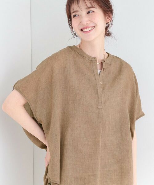 SHOO・LA・RUE / シューラルー シャツ・ブラウス | バルーン風ゆるシャツブラウス（モカブラウン(042)）