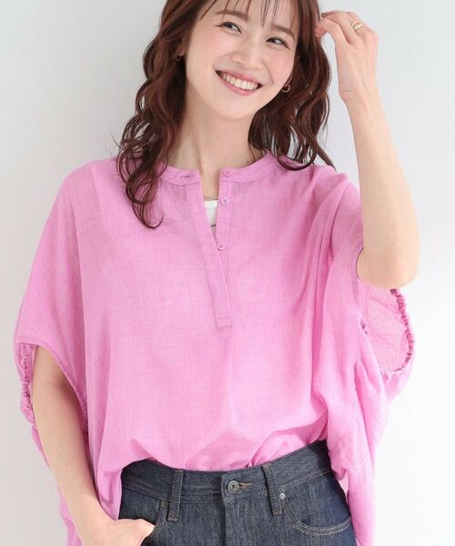 SHOO・LA・RUE / シューラルー シャツ・ブラウス | バルーン風ゆるシャツブラウス（ピンク(072)）