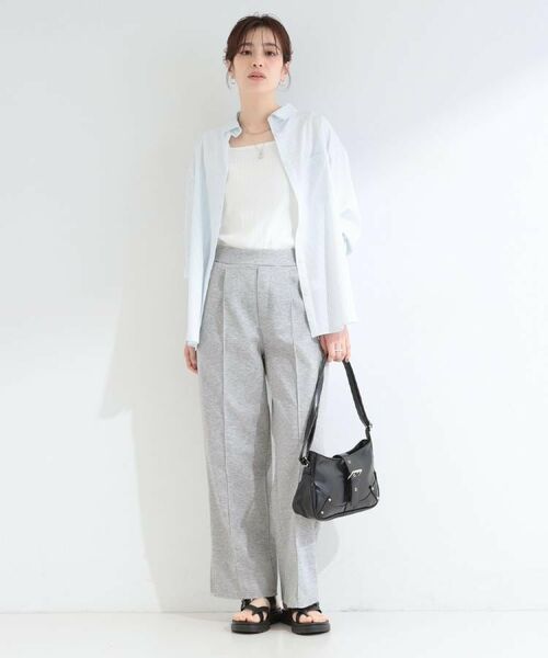 SHOO・LA・RUE / シューラルー シャツ・ブラウス | 【ひんやり/UV/吸水速乾/洗濯後しわになりにくい】ラッシュガードにもなる ストライプシャツ | 詳細23