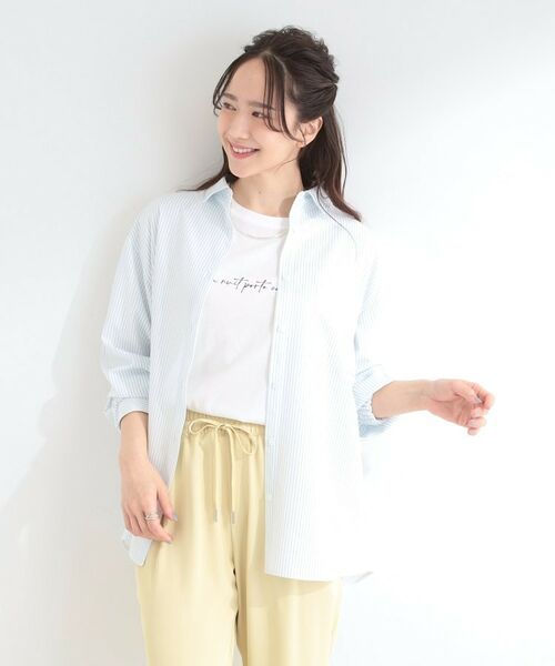 SHOO・LA・RUE / シューラルー シャツ・ブラウス | ラッシュガード前あきシャツ | 詳細8