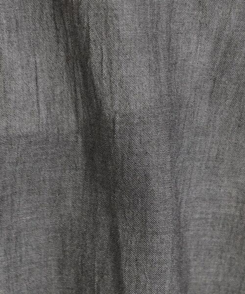 SHOO・LA・RUE / シューラルー シャツ・ブラウス | 【UV/体型カバー/S-LL】お袖ゴム 柔らかシアーデニムシャツ | 詳細4